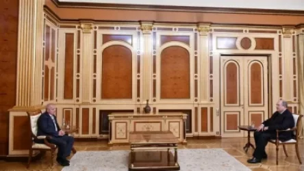 Արմեն Սարգսյանը հանդիպել է ՌԴ դեսպան Սերգեյ Կոպիրկինի հետ. քննարկել են ստորագրված եռակողմ հայտարարությունը