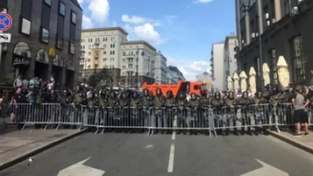 Մոսկվայում թեժ է. բերման է ենթարկվել ցույցի ավելի քան 200 մասնակից