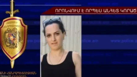ՏԵՍԱՆՅՈՒԹ. Կինը որոնվում է որպես անհետ կորած
