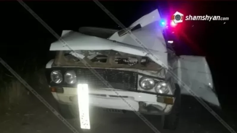 Արմավիրի մարզում 21-ամյա վարորդը 06-ով կողաշրջվել է