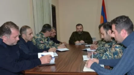 Արցախի ԱԻՊԾ-ում քննարկվել է Հադրութի, Շուշիի, Շահումյանի և Քաշաթաղի շրջանային ծառայողների հետագա անելիքները