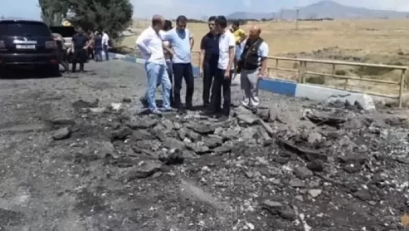 Video: Explosive Installed Under Bridge on Yerevan-Sevan Road Remotely Activated