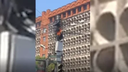 Տերյան Կորյուն խաչմերուկում հոսանքալարեր են այրվել