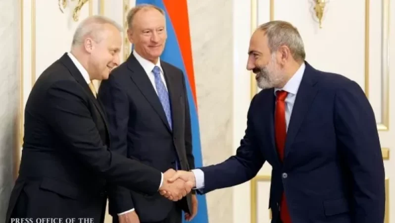 Նիկոլ Փաշինյանն այսօր ընդունել է ՌԴ Անվտանգության խորհրդի քարտուղար Նիկոլայ Պատրուշևին