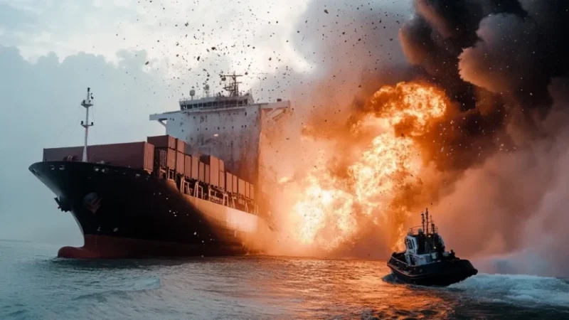 Այրվող նավի վրա մոտ 3000 մեքենա է եղել. Bloomberg