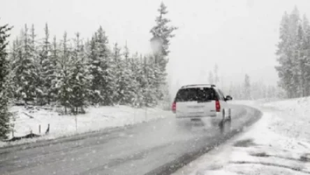 Սիսիանի տարածաշրջանի ավտոճանապարհներին ձյուն է տեղում