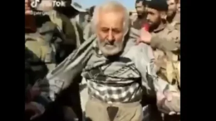 ՏԵՍԱՆՅՈՒԹ. Ադրբեջանական զինվորականները նվաստացնում են տարեց հայ մարդու