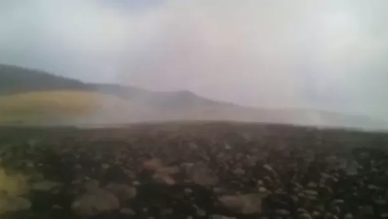 VIDEO: Major Fire at the Foot of Mount Ara Contained but Not Extinguished