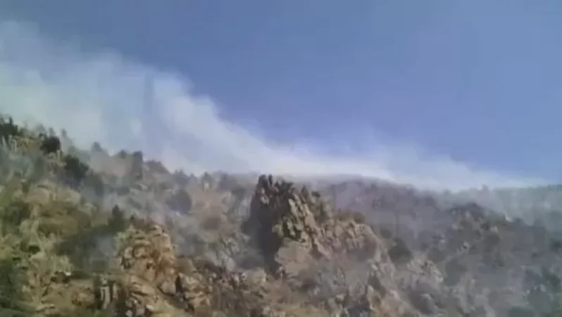 Գեղի գյուղի ջրամբարի մոտ բռնկված հրդեհը շարունակվում է. հրդեհաշիջմանը ներգրավվել է 30 զինծառայող