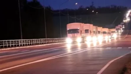 Ավտոշարասյուները Ռոստովի մարզից Ստեփանակերտ են տեղափոխում 345 տոննա մարդասիրական օգնություն