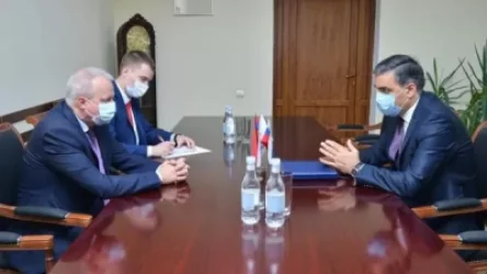 ՀՀ ՄԻՊ Արման Թաթոյանը և ՌԴ դեսպանը հանդիպել են. դեսպանին են ներկայացվել ադրբեջանական զինված ուժերի վայրագությունները