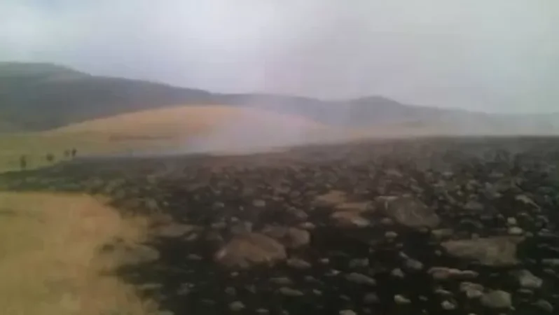 Արայի լեռան ստորոտում հրդեհաշիջման աշխատանքները շարունակվում են