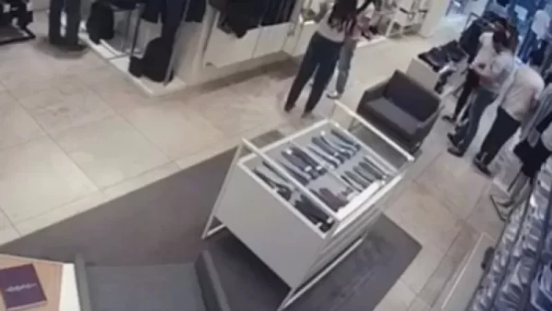 VIDEO. Man Steals from a Branded Store on Northern Avenue