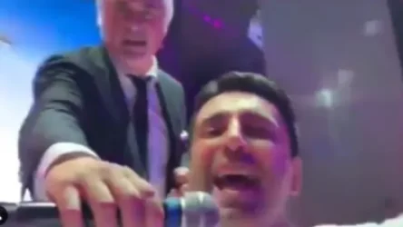 ՏԵՍԱՆՅՈՒԹ. Ալեն Սիմոնյանը Ծառուկյանի դստեր և Սուքիասյանի որդու հարսանիքին երգում է Մելաձեի հետ