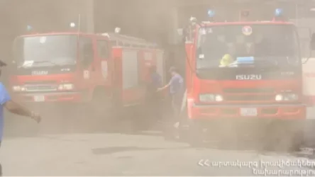 Կրկին «Ձյունիկ սառնարան» ՍՊԸ-ի շենքից ծուխ է նկատվում