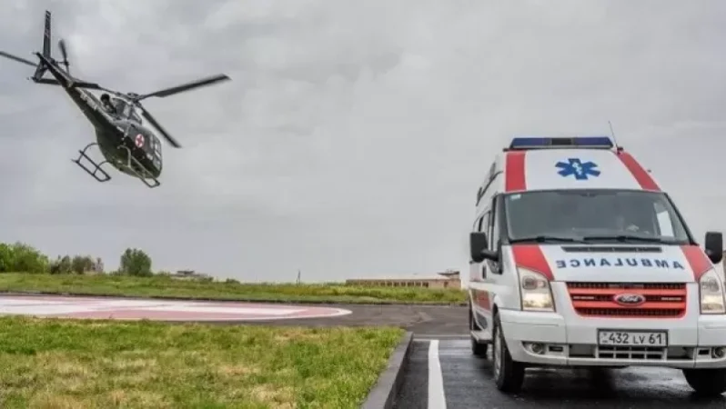2-Year-Old Child Transferred to Yerevan from Gegharkunik Province by Medical Helicopter