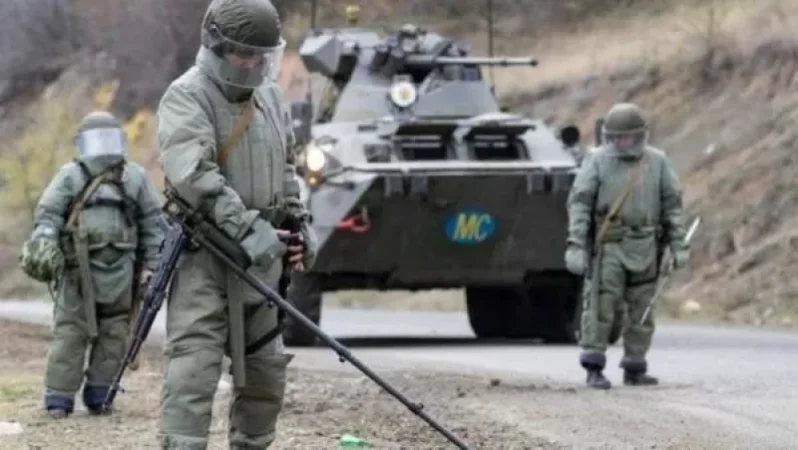 Խաղաղապահները Ստեփանակերտում ականազերծել են դպրոցի տարածքը