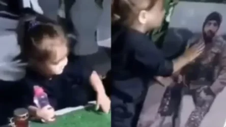 ՏԵՍԱՆՅՈՒԹ. Փոքրիկը Եռաբլուրում` հոր գերեզմանի մոտ. համացանցը քննարկում է հուզիչ կադրերը