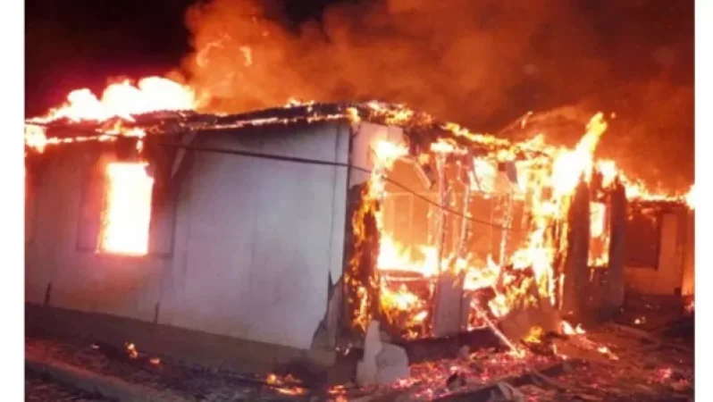 Հրդեհ է բռնկվել վագոն-տնակում