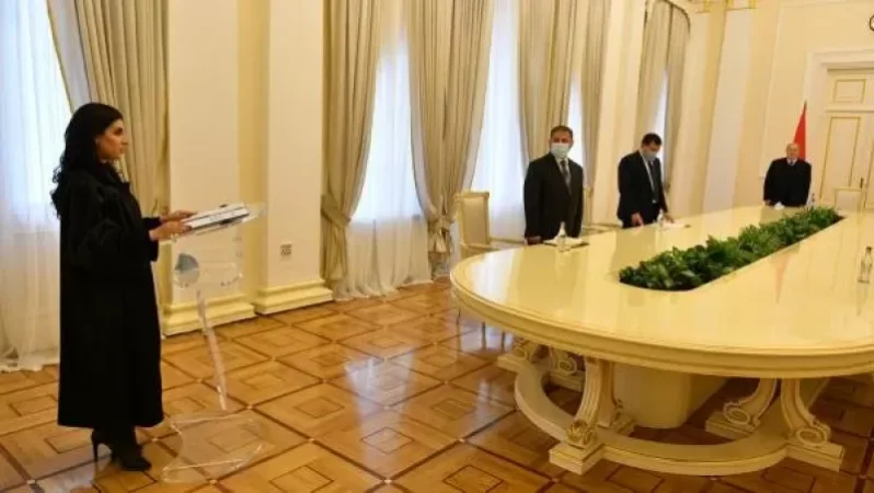 Նախագահական նստավայրում տեղի է ունեցել դատավոր Լուսինե Ալավերդյանի երդման արարողությունը