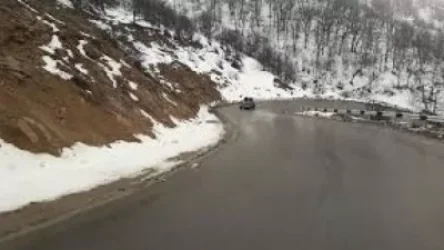 Թալինի տարածաշրջանի ավտոճանապարհներին ձնախառն անձրև է տեղում