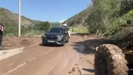 ՏԵՍԱՆՅՈՒԹ. Իրավիճակը` Վարդենյաց լեռնանցքի՝ Սալլի բնակավայրի հատվածում