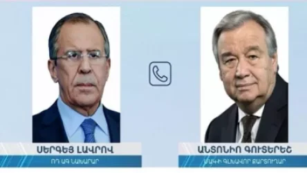 Լավրովը և Գուտերեշը քննարկել են ԼՂ-ում հումանիտար խնդիրների լուծման հնարավորությունները
