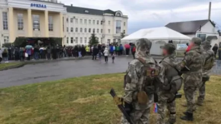 Ուկրաինայի զինուժի հրթիառկոծության պատճառով Կուպյանսկից տարհանվում են երեխաներ և կանայք