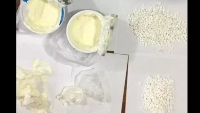 Թթվասերի տարաների ներսում հոգեմետ դեղահաբեր են հայտնաբերվել