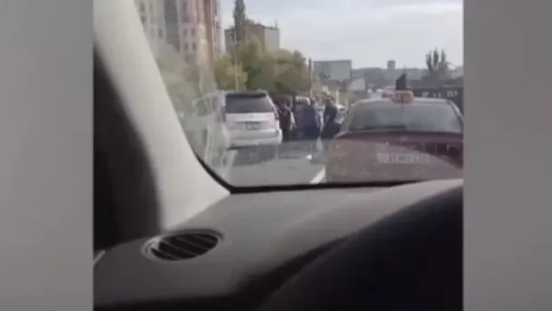 VIDEO: Major Accident in Yerevan, BMW Overturned