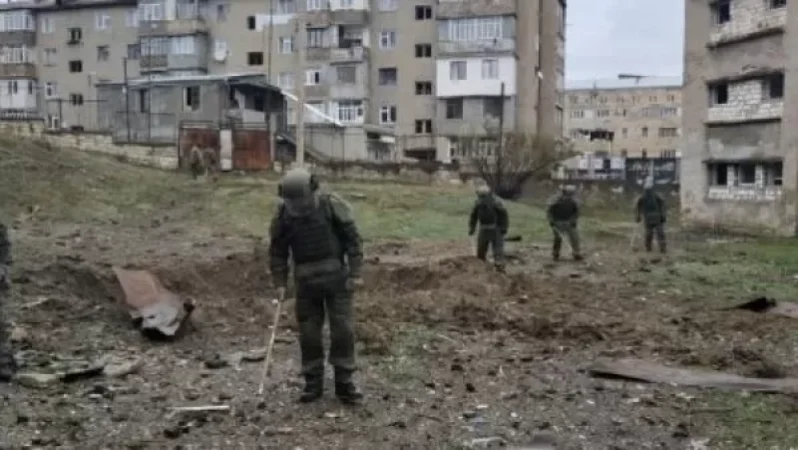 Ղարաբաղում ռուս սակրավորները 195 հա մաքրել են չպայթած ականներից և արկերից