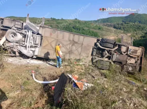 3 զոհ, 6 վիրավոր․ Սյունիքում ավտոբուսը գլորվել է ձորը