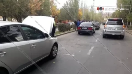 Շղթայական ավտովթար Աբովյան քաղաքում. վնասվել է չորս մեքենա