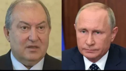 Արմեն Սարգսյանը հեռագիր է հղել Վլադիմիր Պուտինին