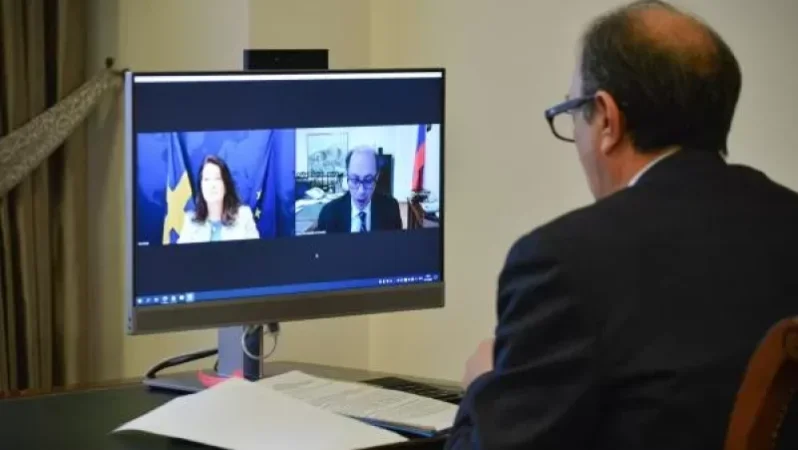 Տեսազրույց Հայաստանի և Շվեդիայի արտաքին գործերի նախարարների միջև