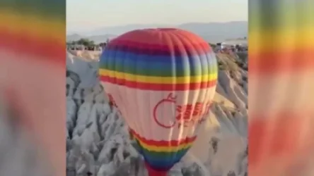 ՏԵՍԱՆՅՈՒԹ․ Թուրքիայում օդապարիկը մնացել է ժայռերի արանքում․ դրա մեջ 22 ուղևոր է եղել