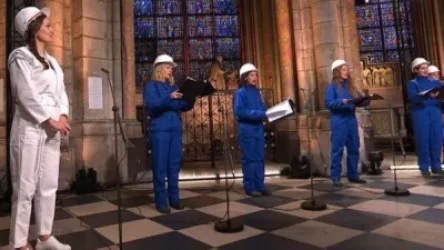 Փարիզի Աստվածամոր տաճարում հրդեհից հետո առաջին անգամ սուրբծննդյան համերգ է տեղի ունեցել