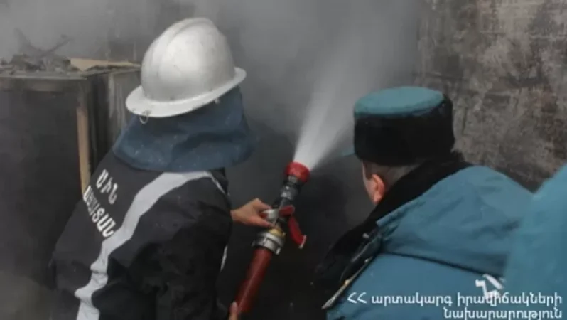 Գեղարքունիքի մարզի Գետիկ գյուղում այրվել է մթերային խանութ