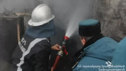 Գեղարքունիքի մարզի Գետիկ գյուղում այրվել է մթերային խանութ