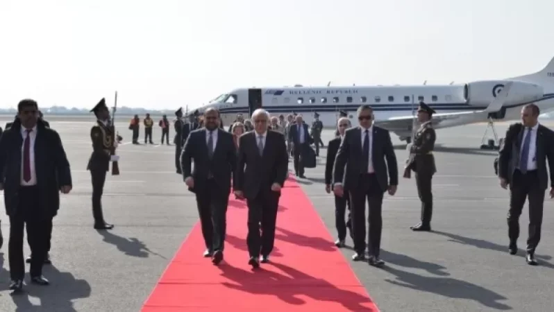 Հայաստան է ժամանել Հունաստանի նախագահը