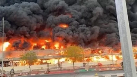 ՏԵՍԱՆՅՈՒԹ. ԱՄԷ Աջման քաղաքի մեծ շուկայում սոսկալի հրդեհ է բռնկվել