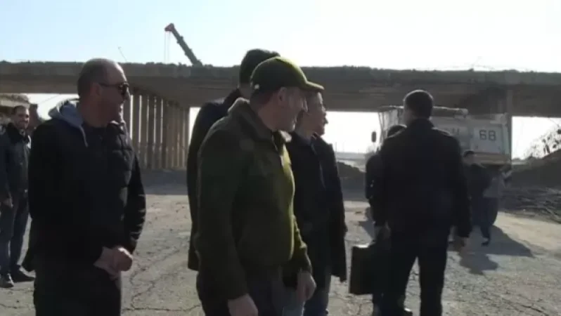 Video: Prime Minister Reviews Renovation Works on Bridge from Yeghvard to Ashtarak