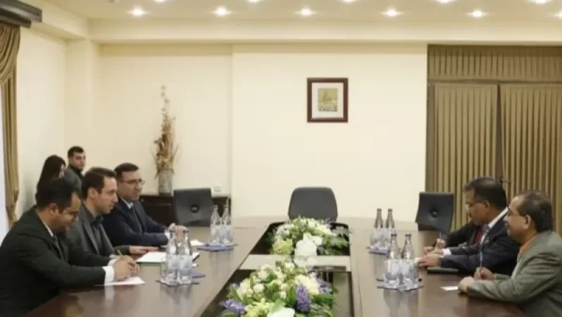 Հայկ Մարությանը ՀՀ-ում Հնդկաստանի դեսպանի հետ քննարկում է  Մահաթմա Գանդիի արձանը տեղադրելու գաղափարը
