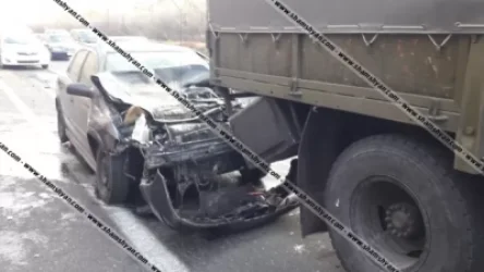 Խոշոր ավտովթար.31-ամյա վարորդը Opel-ով մխրճվել է ЗИЛ-ի մեջ. կա վիրավոր