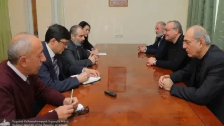 Արցախի ԱԺ նախագահը ընդունել է ԱՀ նորանշանակ արտգործնախարարին