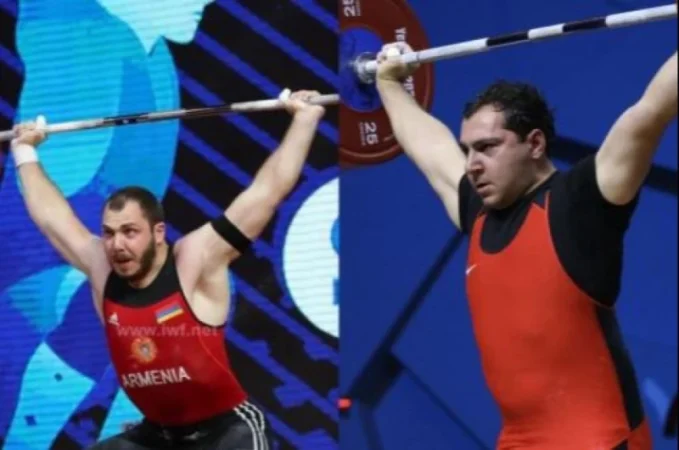 Հակոբ Մկրտչյանը դարձավ ծանրամարտի Եվրոպայի չեմպիոն, Դավիթ Հովհաննիսյանը՝ փոխչեմպիոն