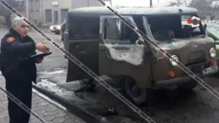 ԼՈՒՍԱՆԿԱՐՆԵՐ. Արմավիրի մարզում մեքենա է այրվել