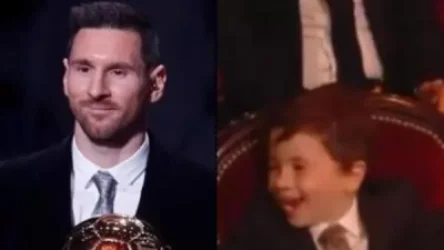 ՏԵՍԱՆՅՈՒԹ․ Մեսսիի որդին ուրախությունից «թռչկոտել է» հայրիկի «Ոսկե գնդակից» հետո