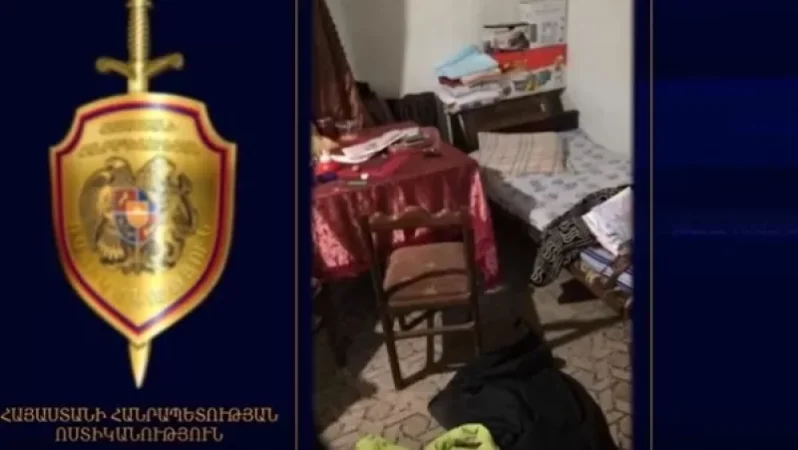 Video: Police Catch Burglar Inside the House