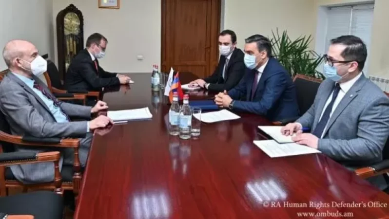 Թաթոյանը ՀՀ–ում Գերմանիայի դեսպանին ներկայացրել է Ադրբեջանում պահվող հայ գերիների հարցը